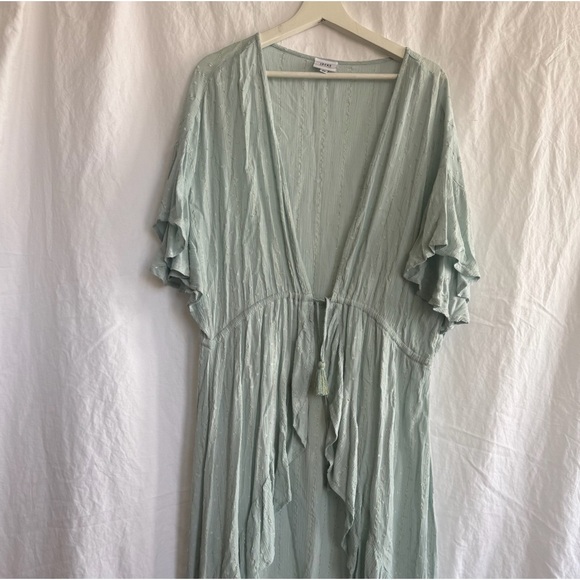 Jack's Surfboards Boho Kimono Dress Size Medium - Picture 3 of 13